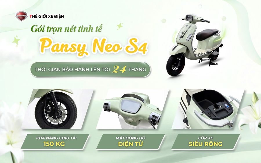 Xe M&aacute;y Điện Dibao Pansy Neo S4