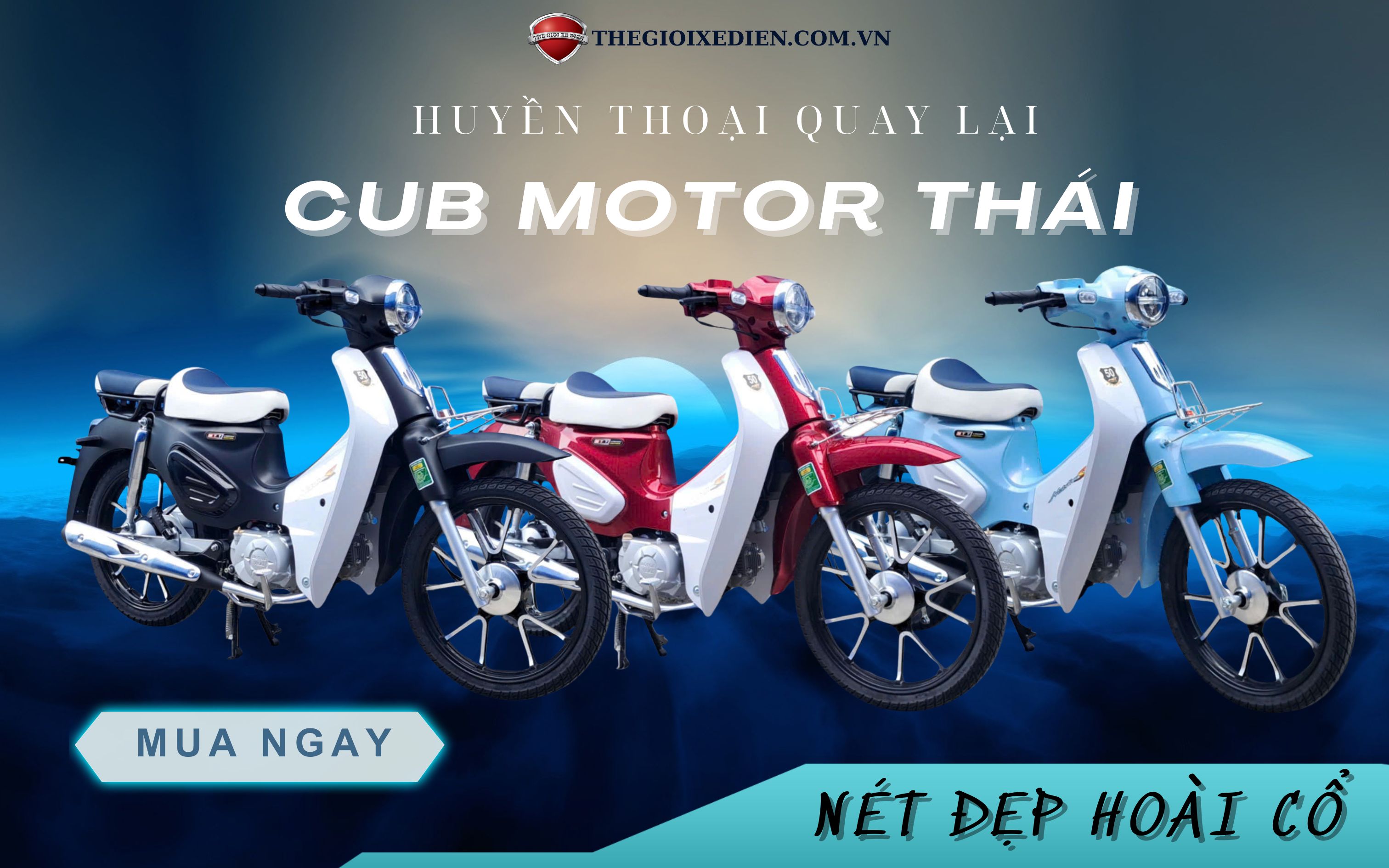 Tại sao xe máy 50cc motor Thái được ưa chuộng tại Việt Nam?