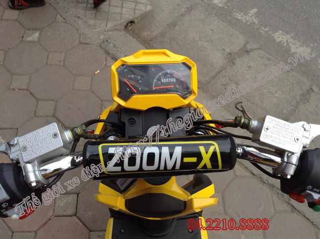 Chi tiết xe điện Zoomer X5 bình Acquy đời mới 2015