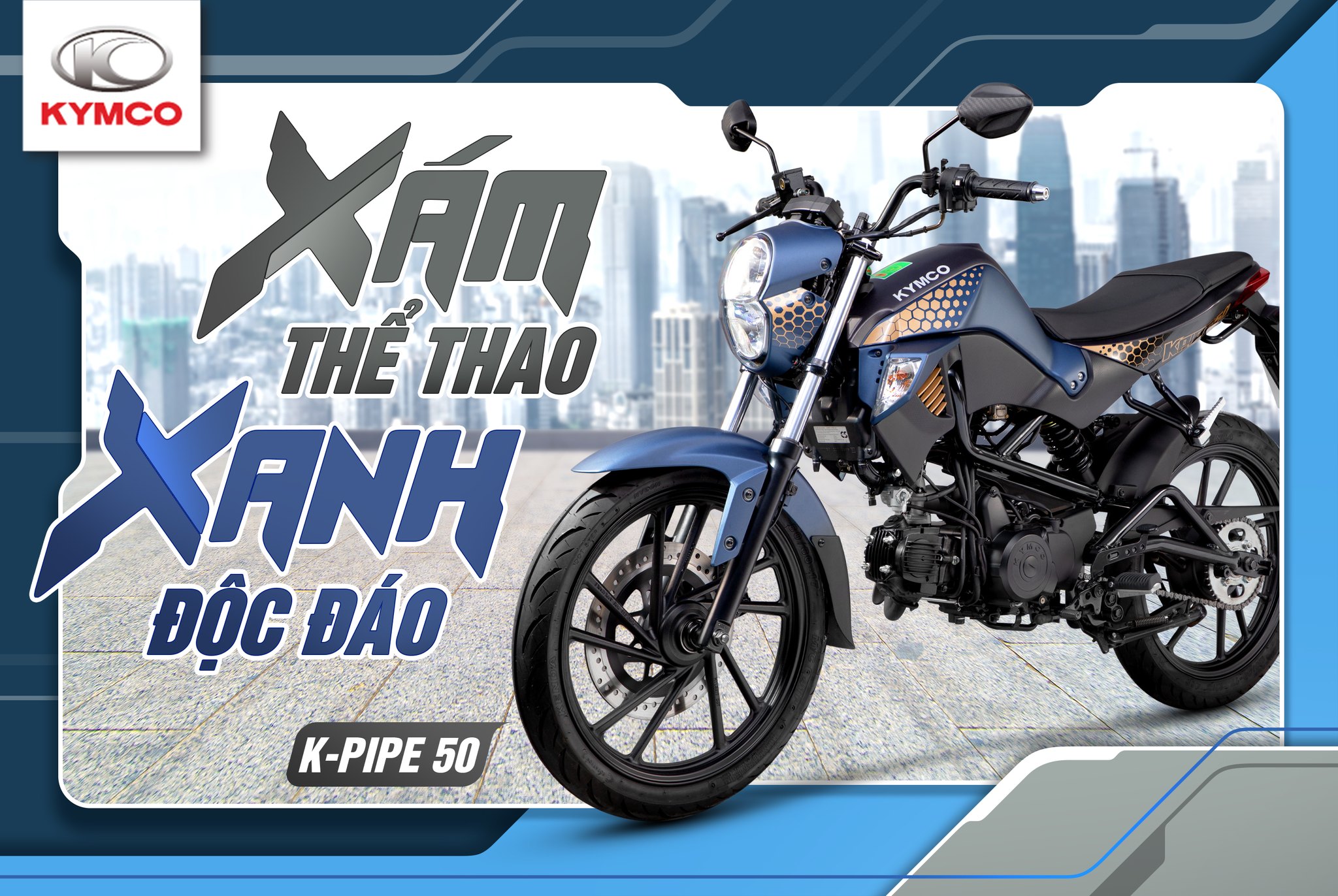 giá xe số 50cc kymco kpipe